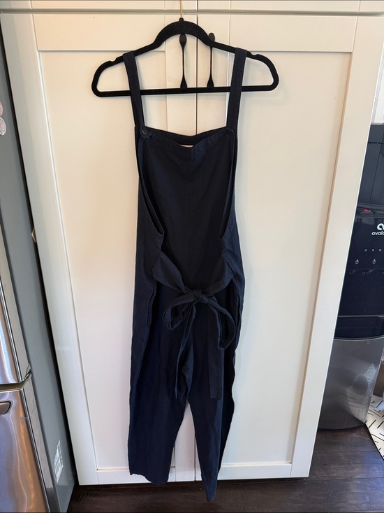 Ag Adriano Goldschmied Pants - NWT AG Adriano Goldschmied Navy Blue Wide-Strap Square-Neck Jumpsuit